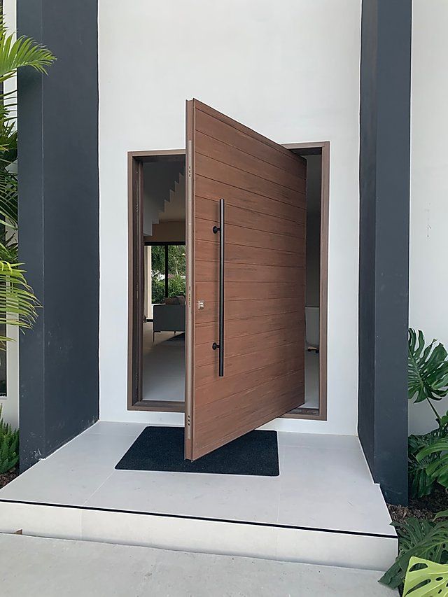 installing wooden doors